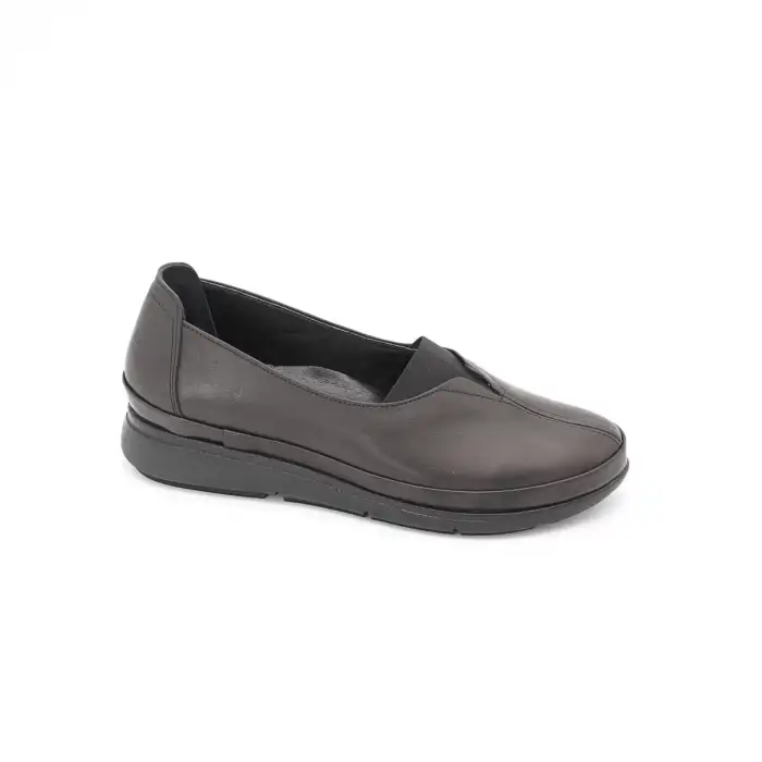 45010 GLA Hakiki Deri Günlük Bayan Ayakkabı Siyah