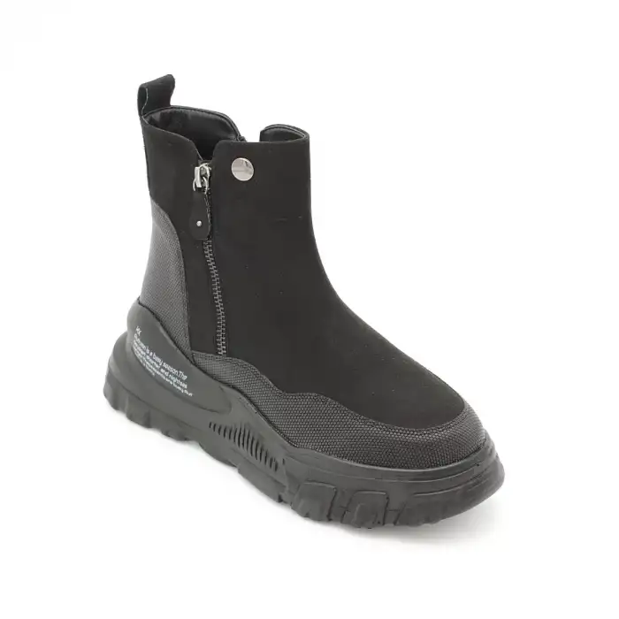 Sms 1554 Bayan Botu Siyah Süet