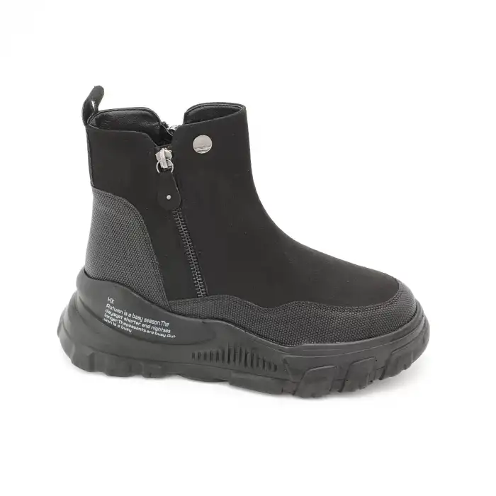 Sms 1554 Bayan Botu Siyah Süet