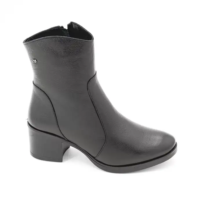 SRK 92164 Bayan Topuklu Bot Siyah