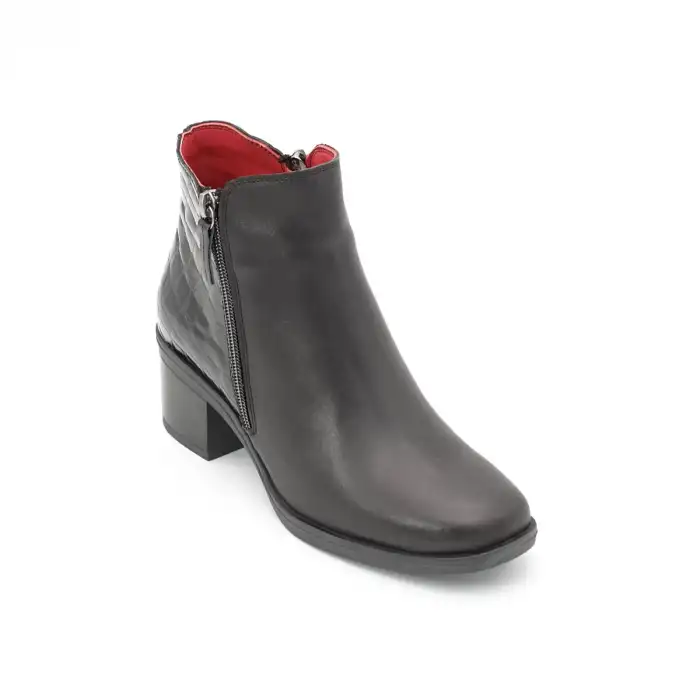 OLA 748 Bayan Topuklu Bot Siyah