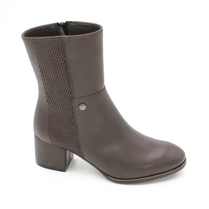 SRK 6942 Bayan Topuklu Bot Kahve