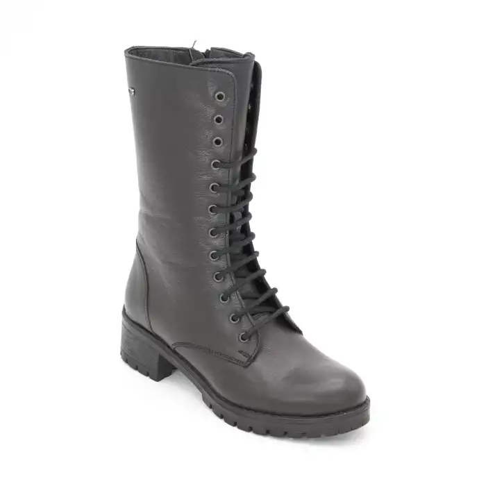 2691 SRK Hakiki Deri Bayan Postal Siyah