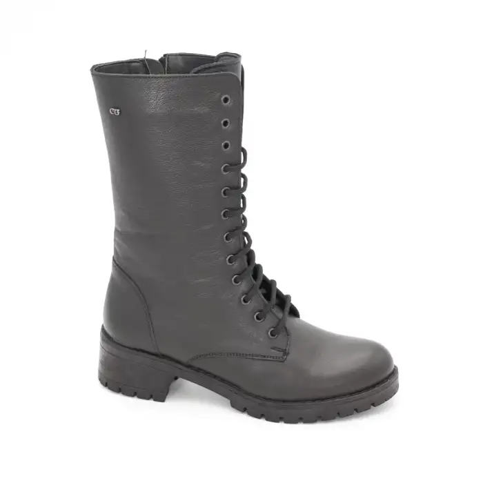 2691 SRK Hakiki Deri Bayan Postal Siyah