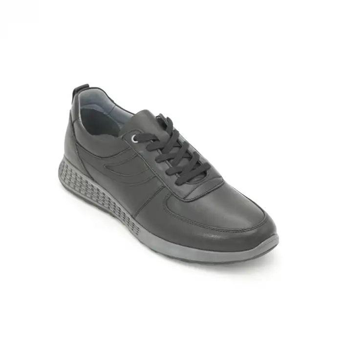 2155 LSN Erkek Hakiki Deri Ayakkabı Siyah