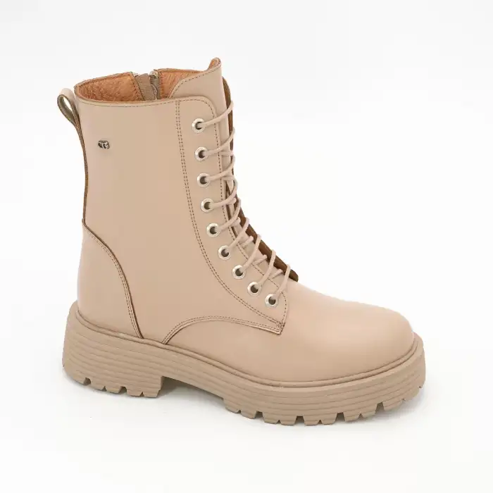 23820 SRK Hakiki Deri Bayan Postal Bej