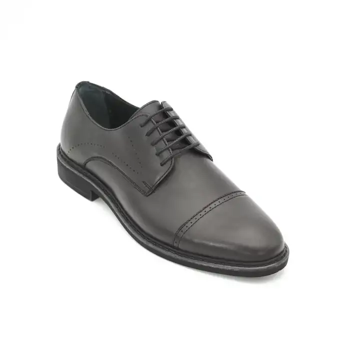 71113 SRK Hakiki Deri Erkek Ayakkabı Siyah