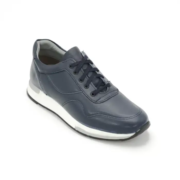 2000 SLR Hakiki Deri Erkek Ayakkabı Lacivert