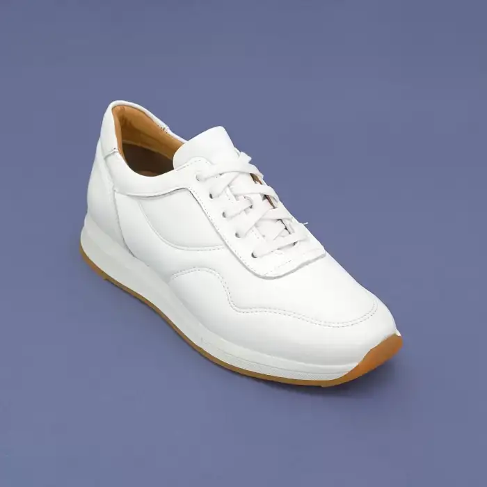 2000 SLR Hakiki Deri Erkek Ayakkabı Beyaz