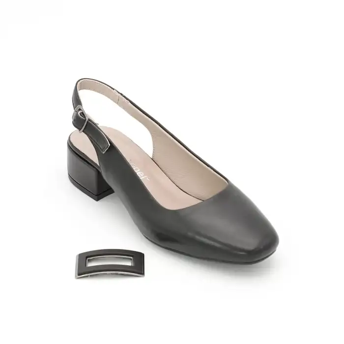 VDT 40-1 Hakiki Deri Bayan Ayakkabı Siyah