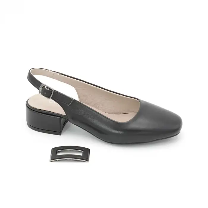 VDT 40-1 Hakiki Deri Bayan Ayakkabı Siyah