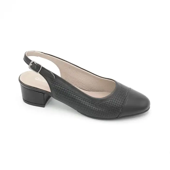 VDT 37 Hakiki Deri Bayan Ayakkabı Siyah