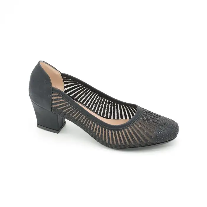 8642 Klasik Bayan Ayakkabı 5.5 cm Siyah