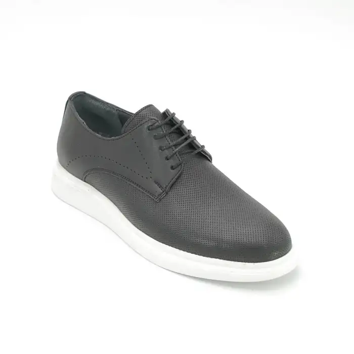 71114 SRK Hakiki Deri Erkek Ayakkabı Siyah