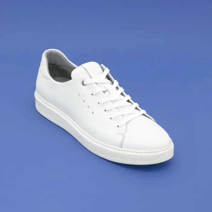 6252 Pepita Hakiki Deri Erkek Ayakkabı Beyaz