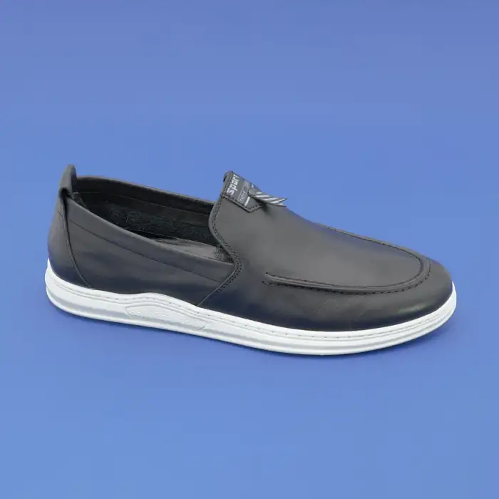 5606 Pepita Hakiki Deri Erkek Ayakkabı Siyah