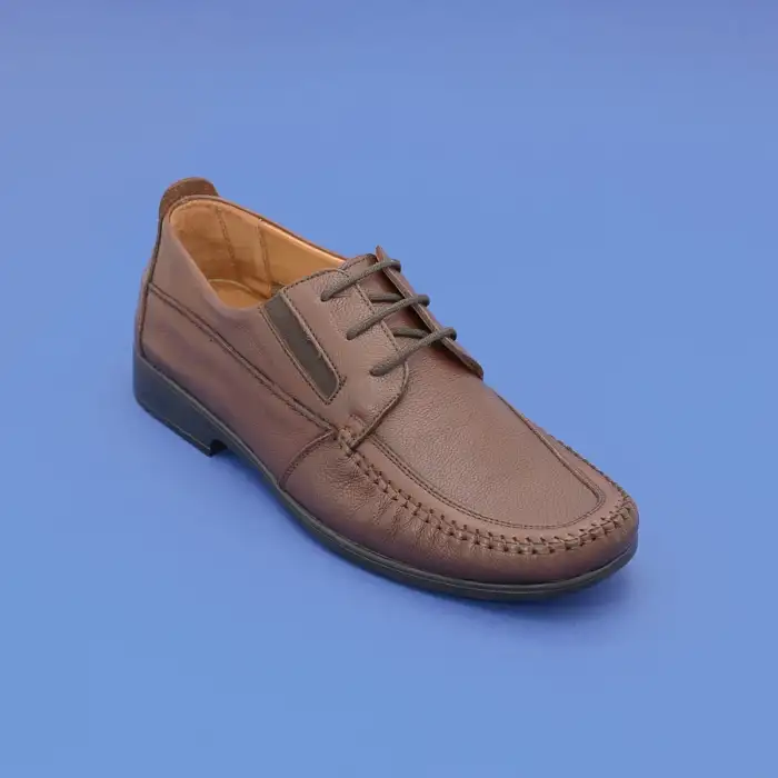 7556 SRK Hakiki Deri Comfort Erkek Ayakkabı Taba