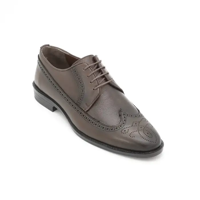 Acel İnci Hakiki Deri Erkek Ayakkabı Kahve