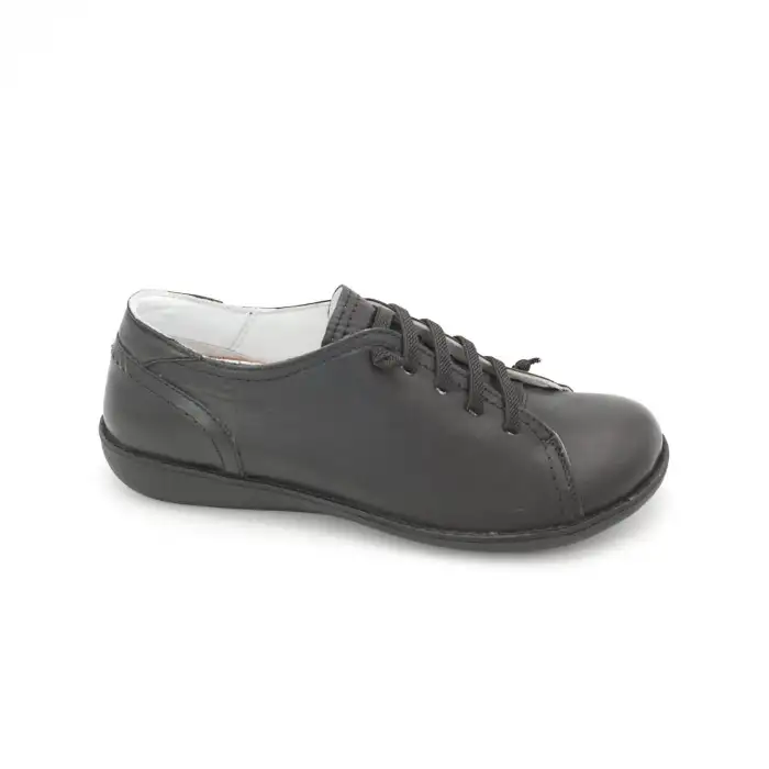 SHL 44210 Hakiki Deri Bayan Ayakkabı Siyah