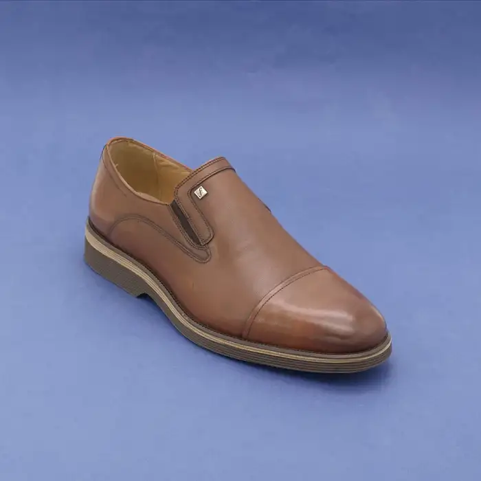 2984 Fosco Hakiki Deri Erkek Ayakkabı Taba Eva