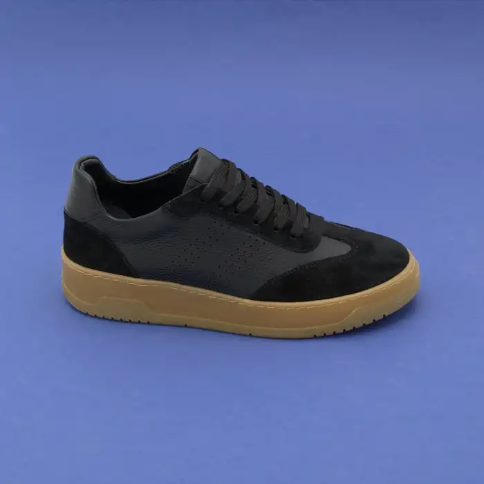 FMS 476 Hakiki Deri  Günlük Bayan Ayakkabı Siyah