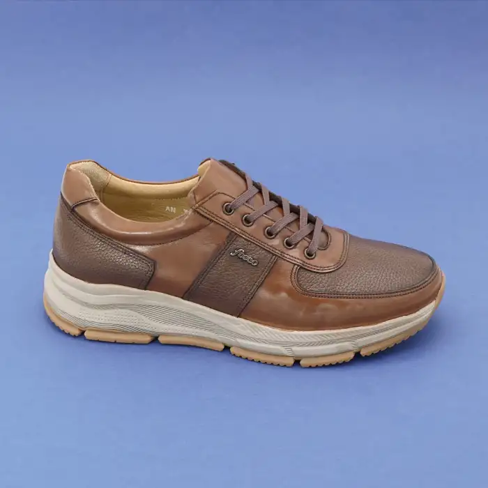 Fosco 3147 Hakiki Deri Casual Erkek Ayakkabı Taba