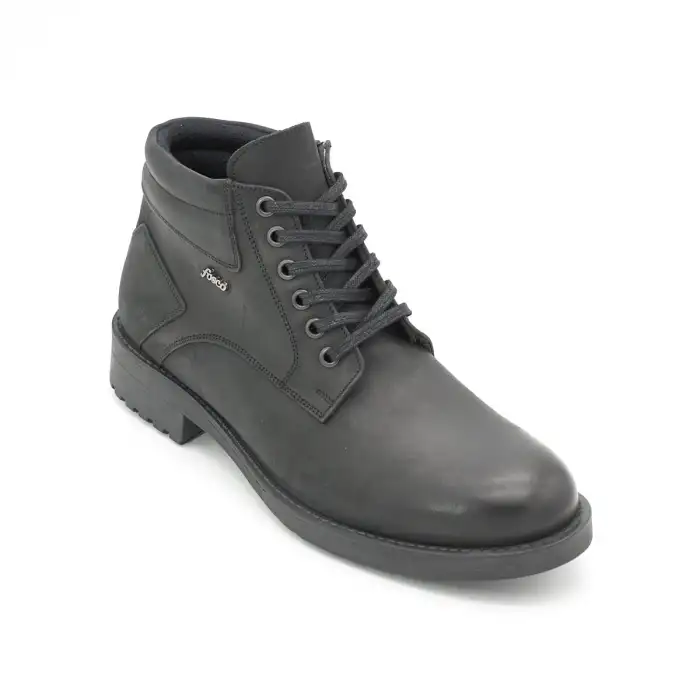 Fosco 9543 Hakiki Deri Erkek Bot Siyah