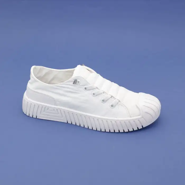 GAMELU Vigor Bayan Keten Spor Ayakkabı Beyaz