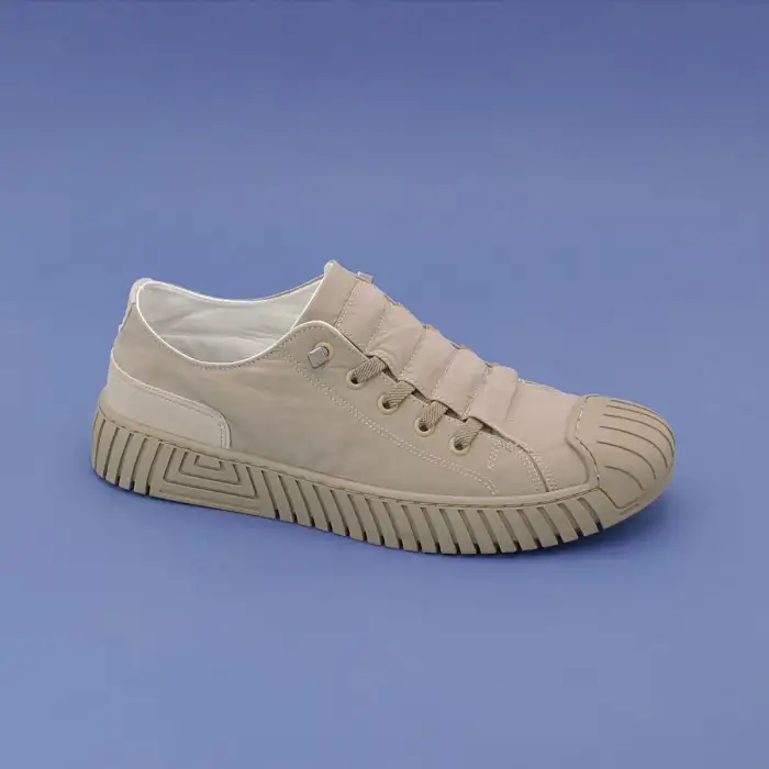 GAMELU Vigor Erkek Keten Spor Ayakkabı Bej