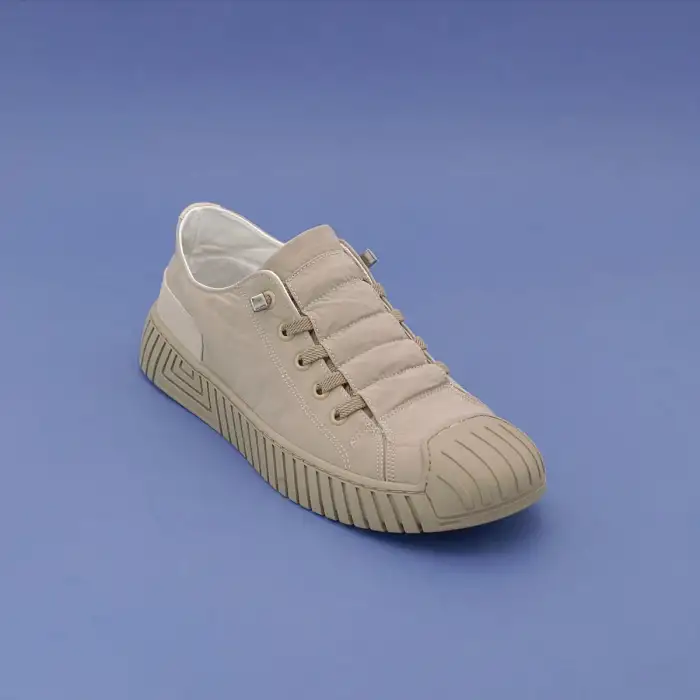 GAMELU Vigor Erkek Keten Spor Ayakkabı Bej