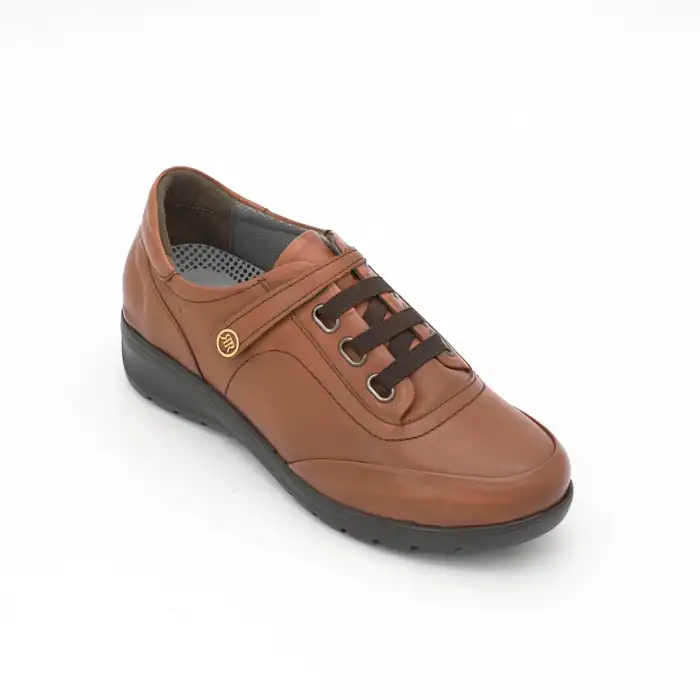 MRK 13   Hakiki Deri Günlük Bayan Ayakkabı Taba