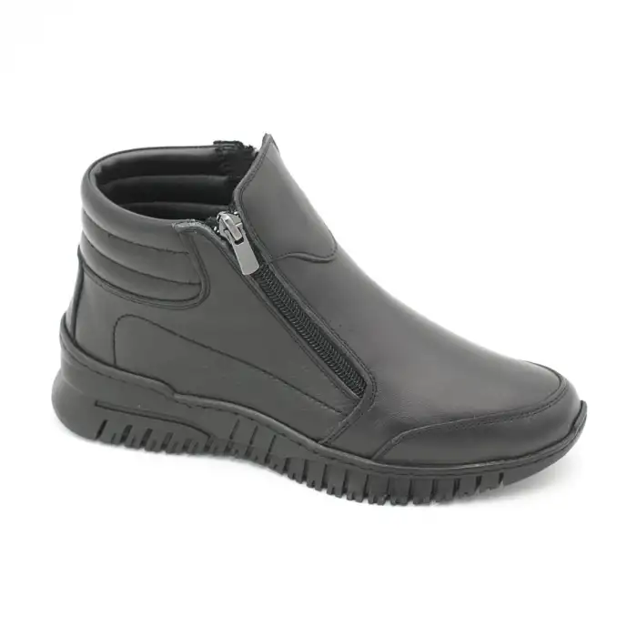 MRK 849 Hakiki Deri Bayan Bot Siyah