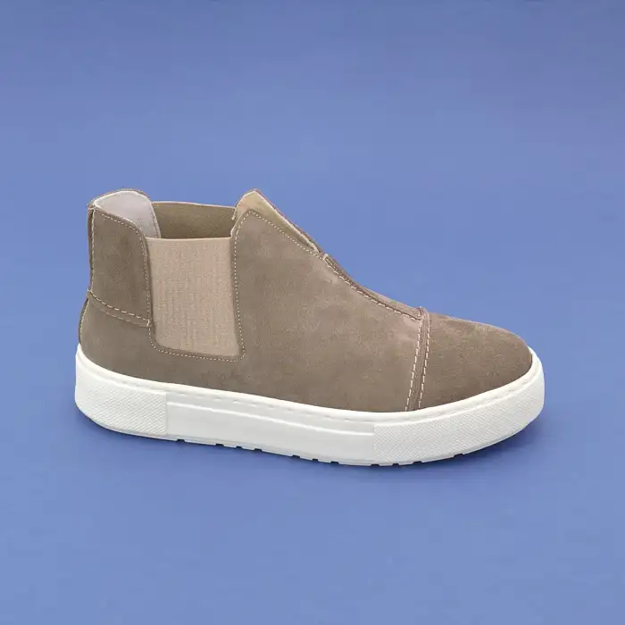 OKR 2211 Hakiki Deri Günlük Bayan Bot Bej