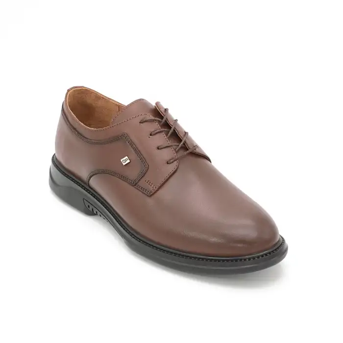 Pepita 1114 Hakiki Deri Comfort Klasik Erkek Ayakkabı Taba