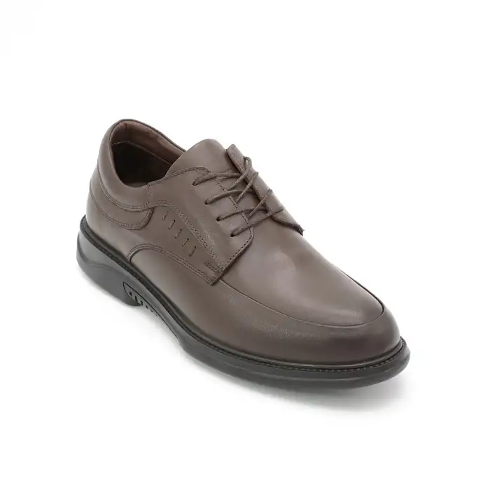 Pepita 1145 Hakiki Deri Comfort Klasik Erkek Ayakkabı Kahve