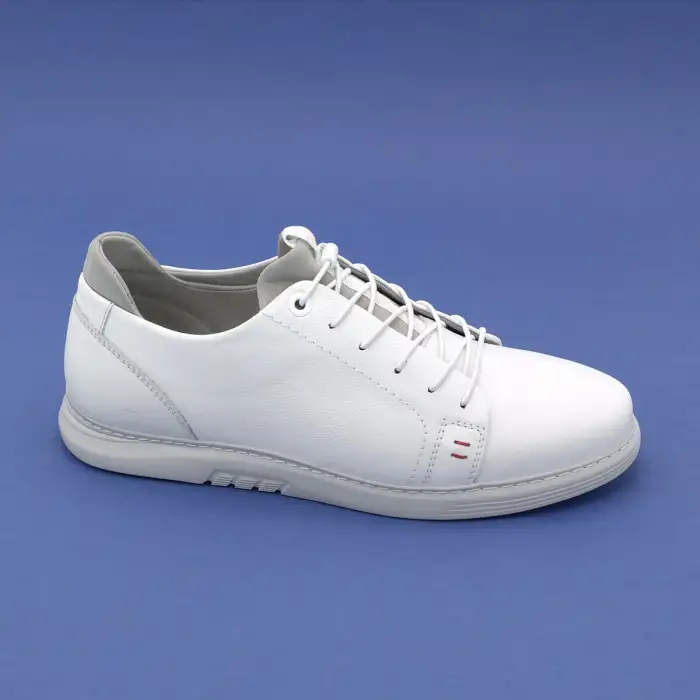Pepita 5124 Hakiki Deri Casual Erkek Ayakkabı Beyaz