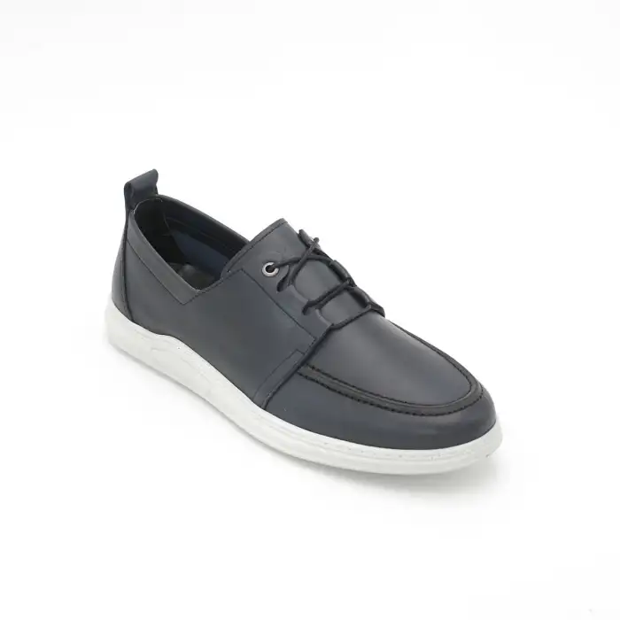 Pepita 5591 Hakiki Deri Casual Erkek Ayakkabı Lacivert