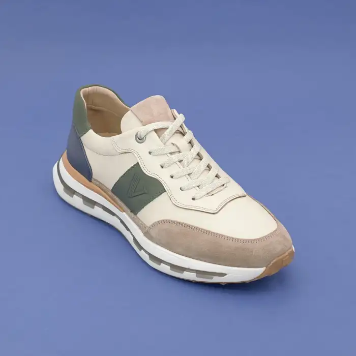 Pepita 6672 Hakiki Deri Casual Erkek Ayakkabı Bej