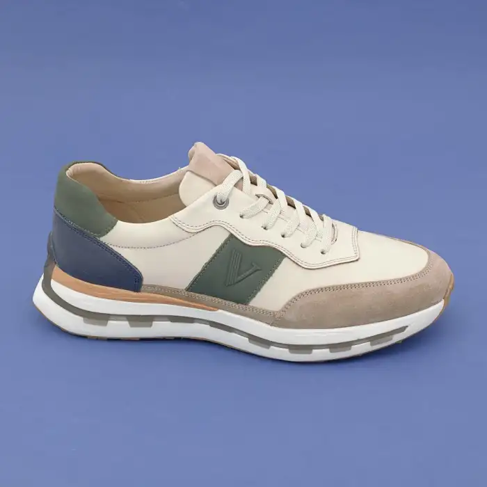 Pepita 6672 Hakiki Deri Casual Erkek Ayakkabı Bej