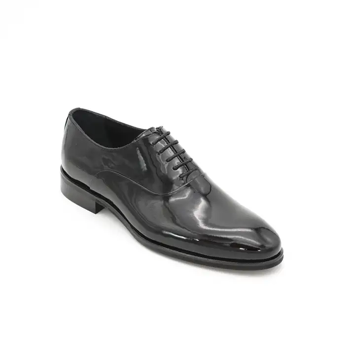 Pepita 6810 Hakiki Deri Klasik Erkek Ayakkabı Siyah Rugan