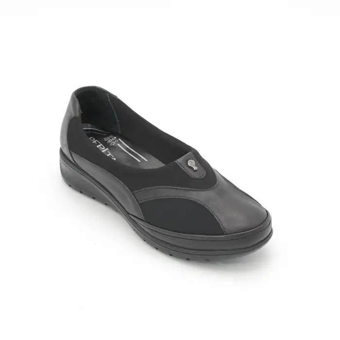 Pepita 7507  Hakiki Deri Günlük Bayan Ayakkabı Siyah