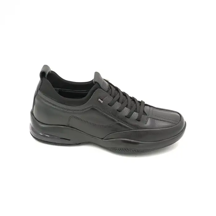 Pepita 9744 Hakiki Deri  Mevsimlik Casual Bayan Ayakkabı Siyah