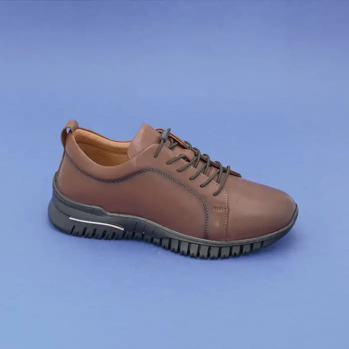 Pepita 9950 Hakiki Deri  Günlük Bayan Ayakkabı Taba