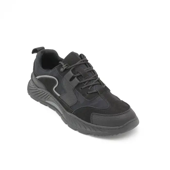 Pepita E126 Hakiki Deri Casual Erkek Ayakkabı Siyah