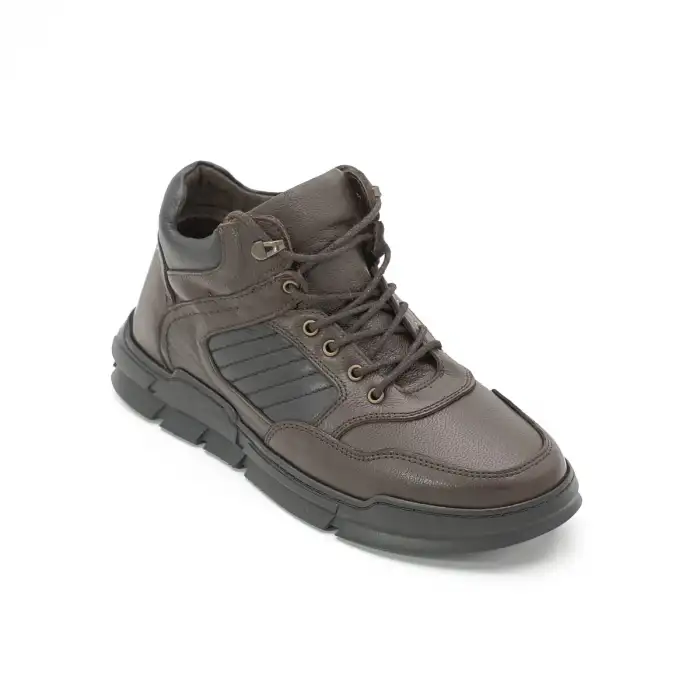 PRX 2305 Hakiki Deri Erkek Bot Kahve