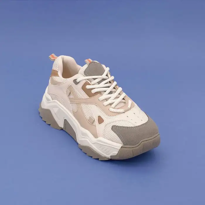 SMS 65137 Bayan Spor Ayakkabı Bej