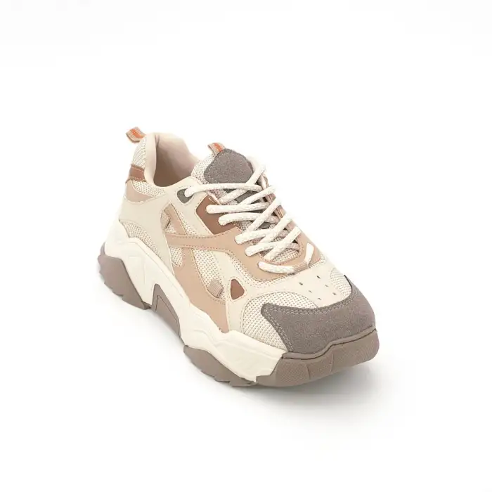 SMS 65137 Bayan Spor Ayakkabı Bej