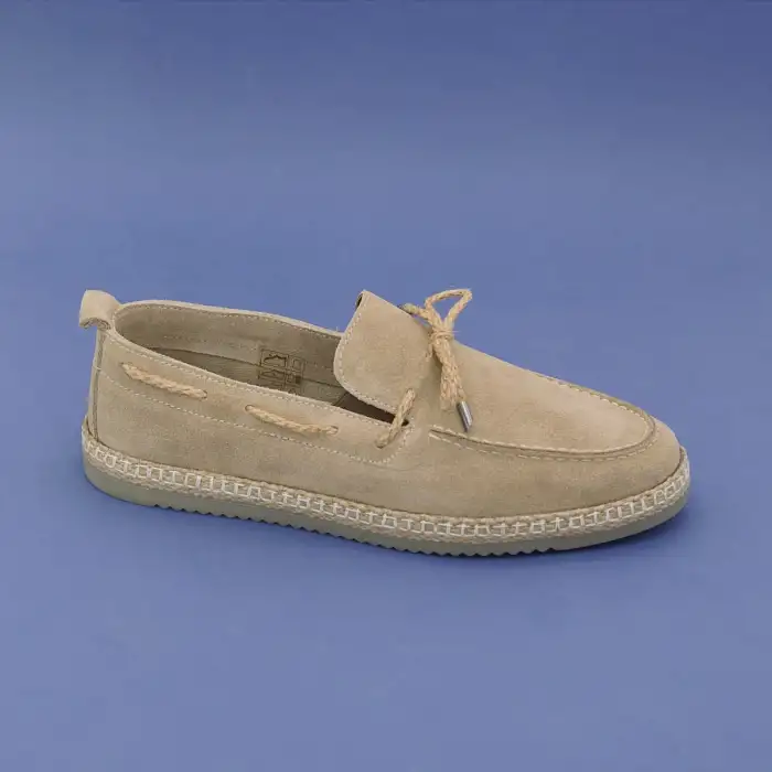 SRK 42729 Erkek Loafer Ayakkabı Kum Süet