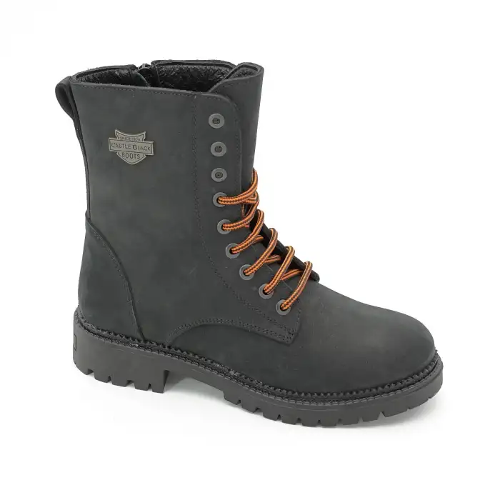 SRK 90006 Hakiki Deri  Bayan Postal Siyah Nubuk