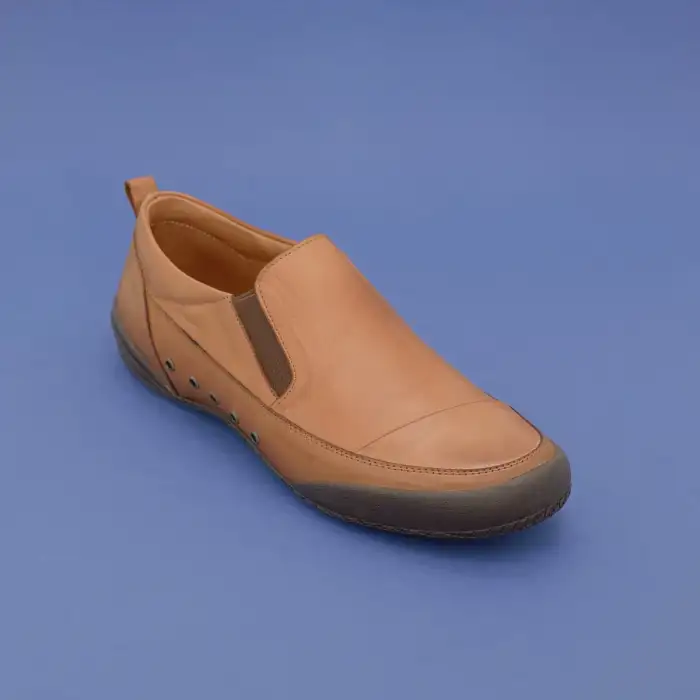 WST 303 Hakiki Deri Günlük Erkek Ayakkabı Taba